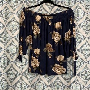 Over the shoulder top